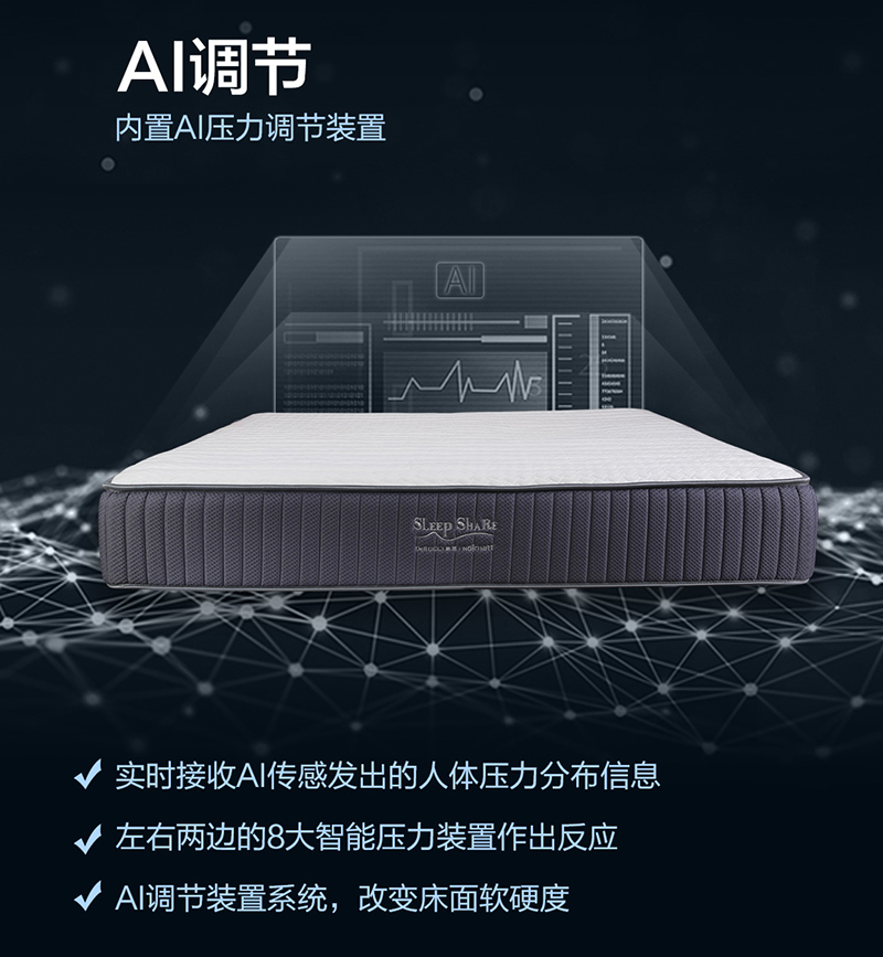 t9智慧睡眠系统：一张会主动思考的人工智能床垫